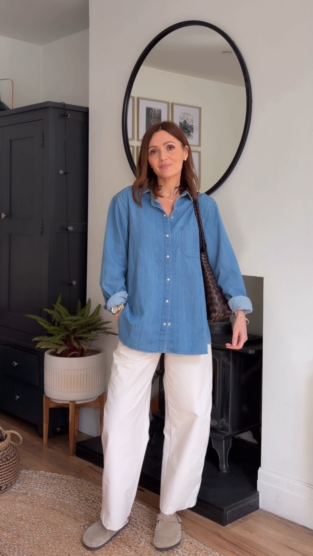 I wear this look year on year, such an easy combo that doesn’t date! 

White jeans, denim shirt, spring outfit, spring style 

#LTKuk #LTKspring