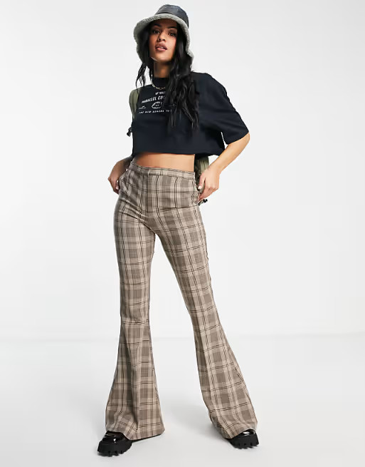 Topshop Tall parallel collective crop tee in black | ASOS (Global)