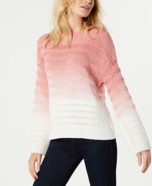 Inc Ombre Cable-Knit Sweater, Created for Macy's | Macys (US)