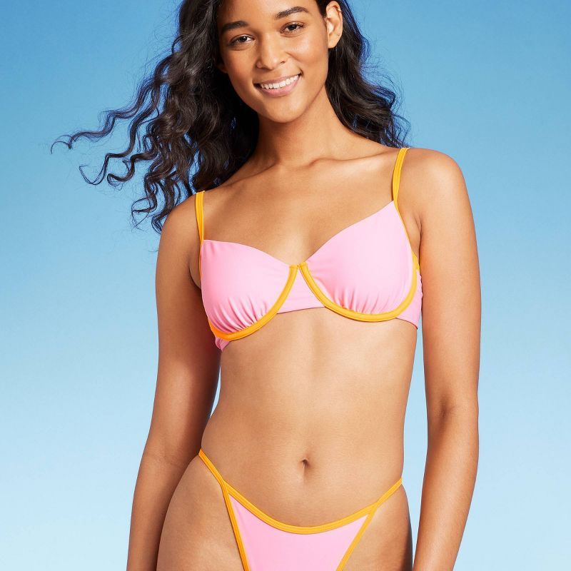 Women's Colorblock Underwire Bikini Top - Wild Fable™ | Target