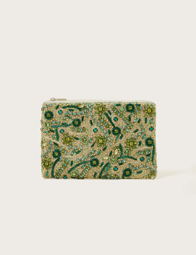 Cotton Rich Beaded Clutch Bag | Marks & Spencer (UK)