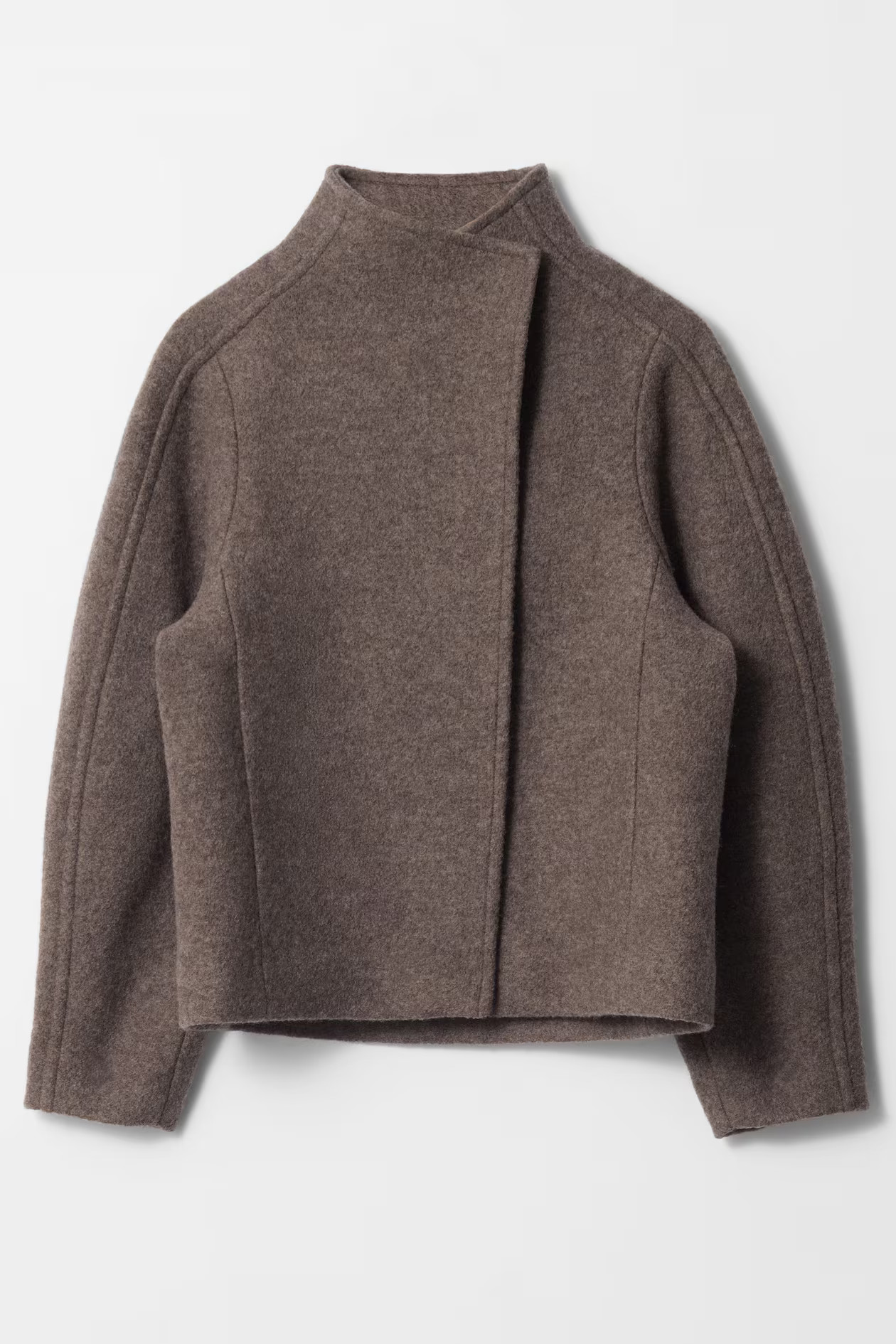 Asymmetric Wool Jacket | H&M (UK, MY, IN, SG, PH, TW, HK)