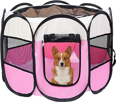 Mile High Life | Portable Cat Dog Crate | Foldable Dog Case Tent | Collapsible Travel Crate | Wat... | Amazon (US)