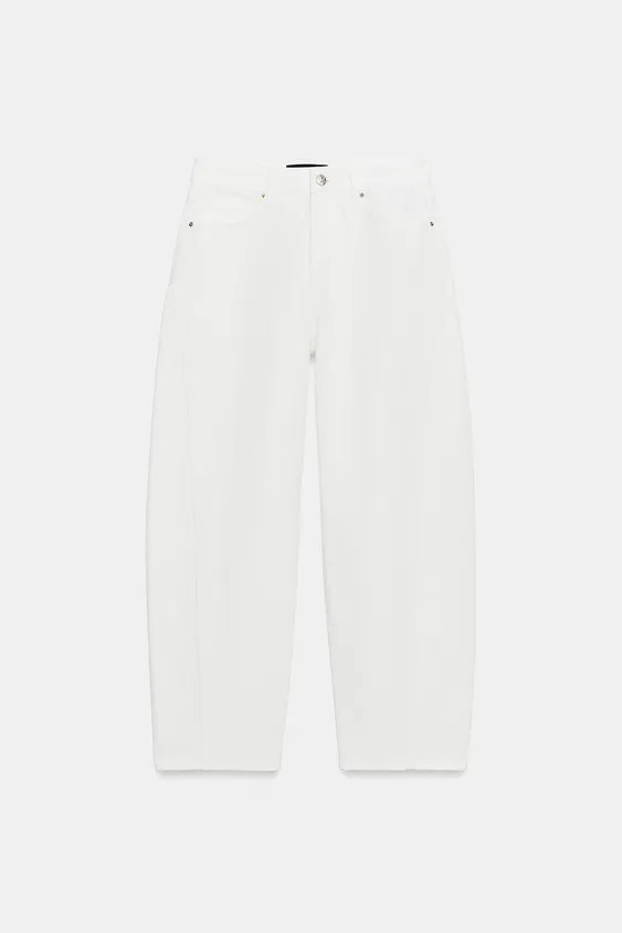 Z1975 HIGH-WAIST BARREL JEANS | Zara UK