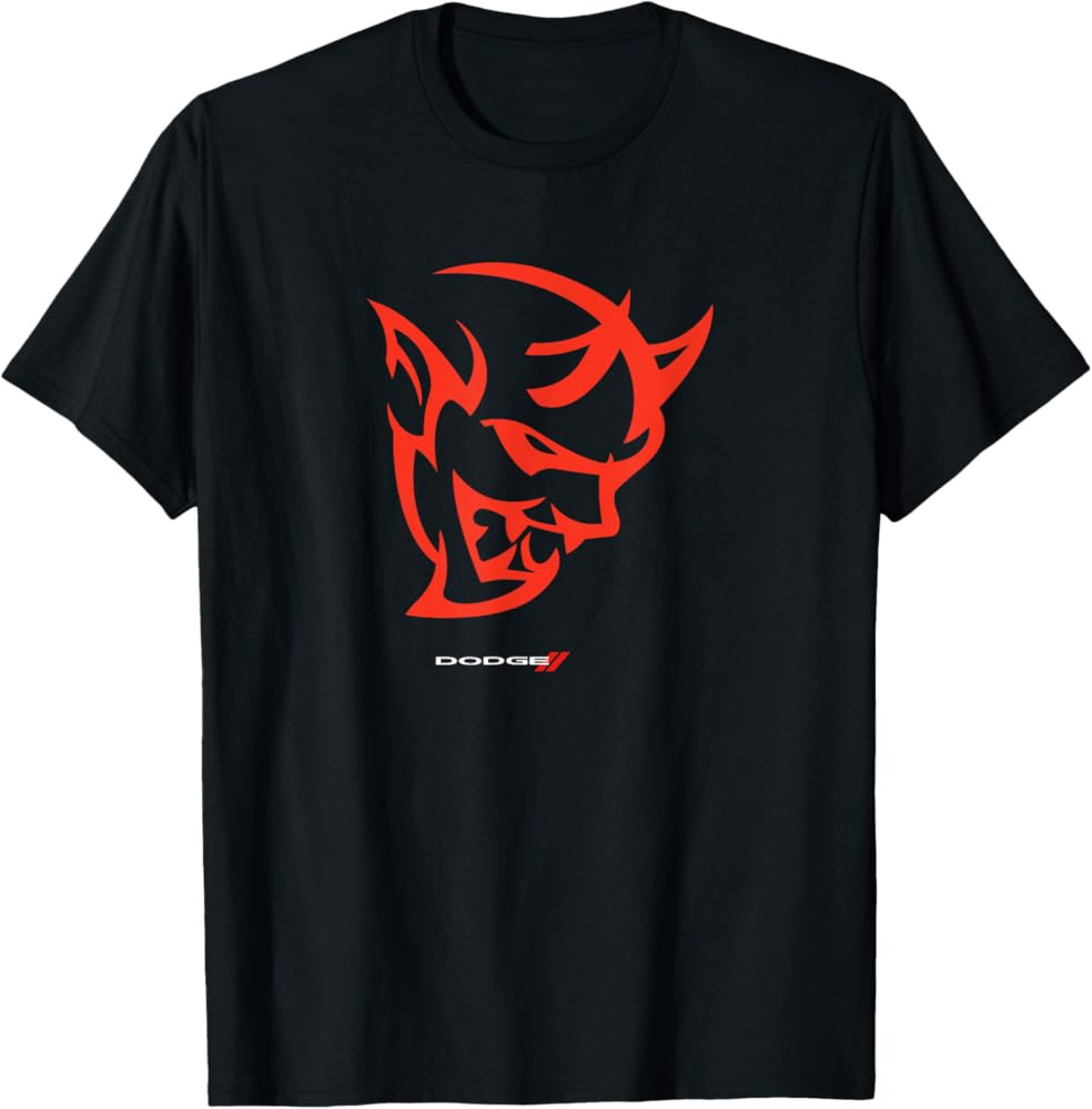 Dodge Demon Logo T-Shirt | Amazon (US)