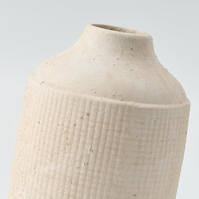 SIDUCAL Ceramic Rustic Farmhouse Vase | 7 Inch Pottery Decorative Flower Vase for Home Decor | Sa... | Amazon (US)