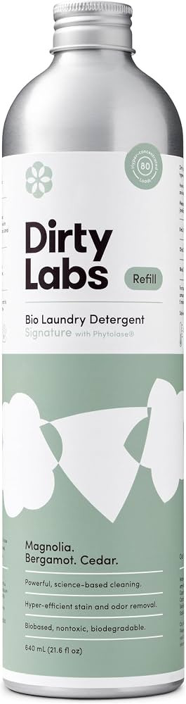 Dirty Labs | Signature Scent Bio-Liquid Laundry Detergent 80 Loads (21.6 fl oz) Hyper-Concentrate... | Amazon (US)