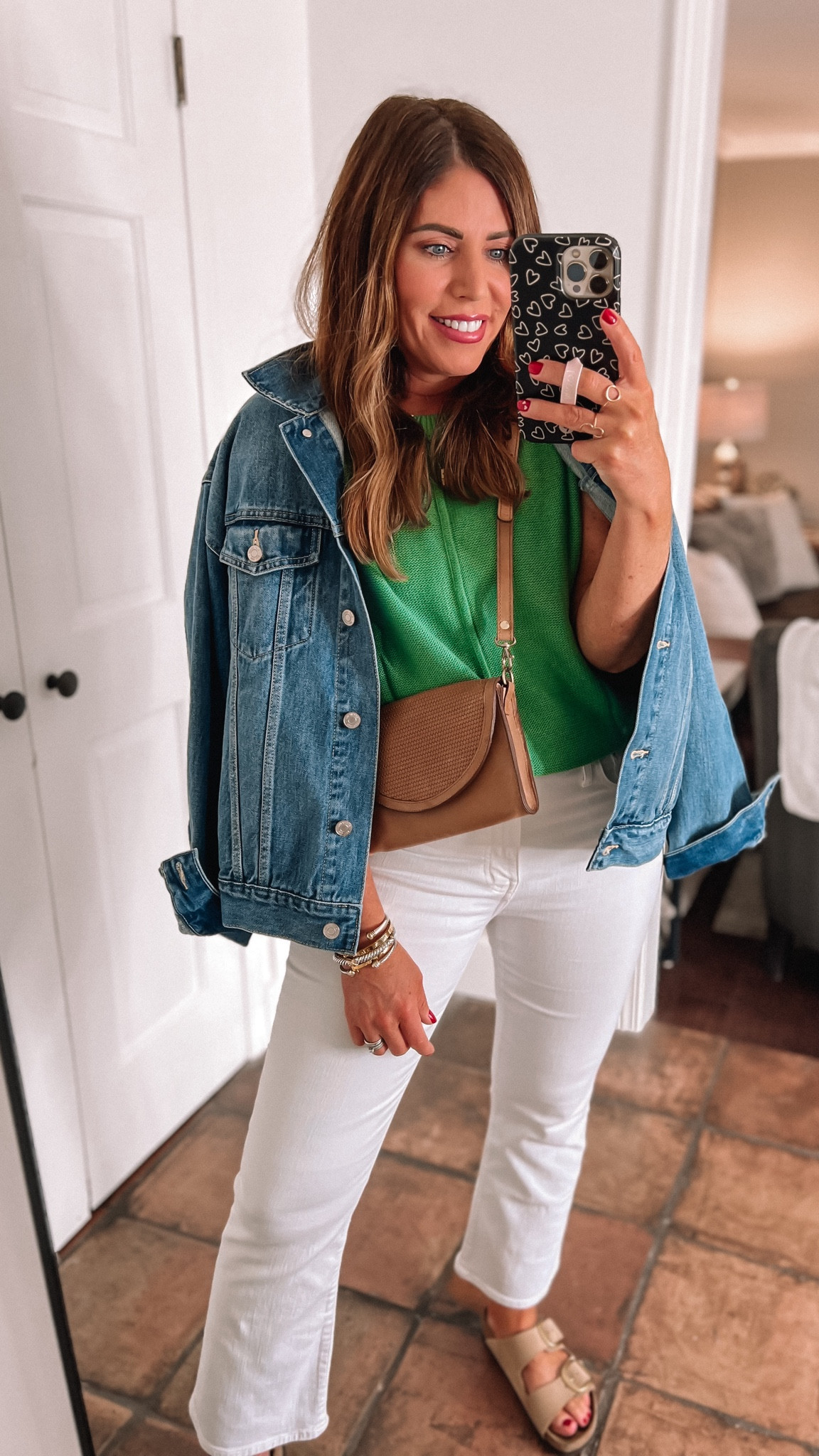 Super cute outfit for spring

Amazon sweater
Madewell jeans
Gap jacket
Birkenstocks 
NIsolo handbag
Ray ban sunglasses



#LTKover40 #LTKstyletip #LTKsalealert