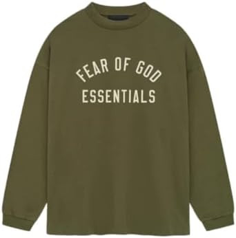 Essentials F.O.G Jersery Long Sleeve Tee (US, Alpha, X-Large, Military) | Amazon (US)