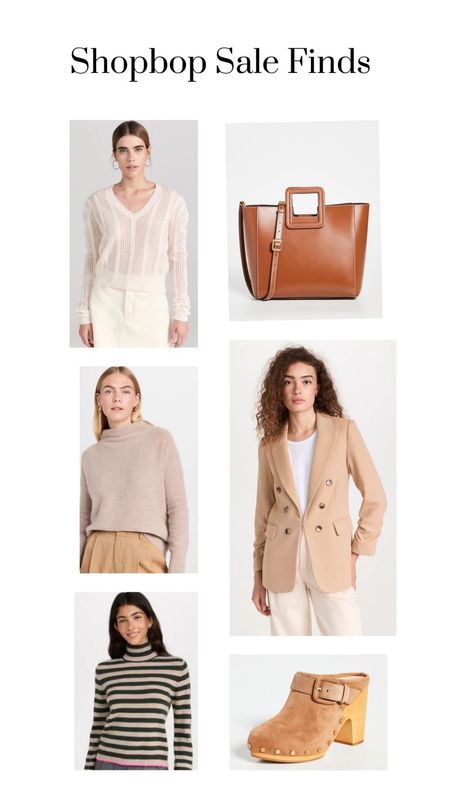 Shopbop Sale Picks. Vince cashmere sweater, Staud Totel, Veronica Beard blazer, Frame cashmere sweater, Rachel Comey clogs. 

#LTKSale #LTKsalealert #LTKstyletip