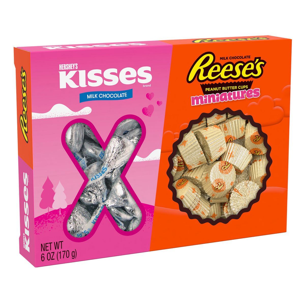 Hershey's & Reese's Valentine's Day Assorted Chocolate Candy Gift Box - 6oz | Target