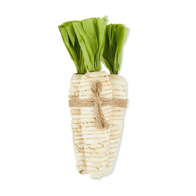 Easter Natural White Carrot Decor by Way To Celebrate - Walmart.com | Walmart (US)