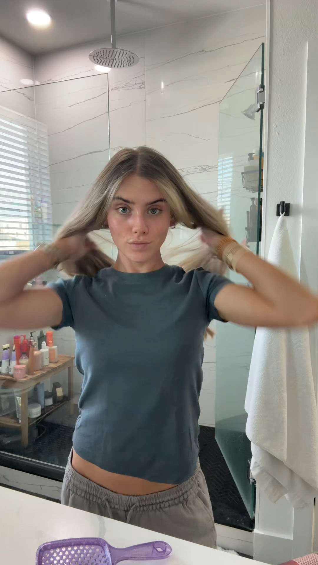 Sometimes an at home hair blowout will solve all problems! I went for mega volume and used my Dyson airwrap to get the curls! 

#LTKgrwm #LTKselfcare #LTKBeauty