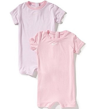 Nike Baby Girls Short Sleeve Essentials Romper 2-Pack - 6 Months | Dillard's