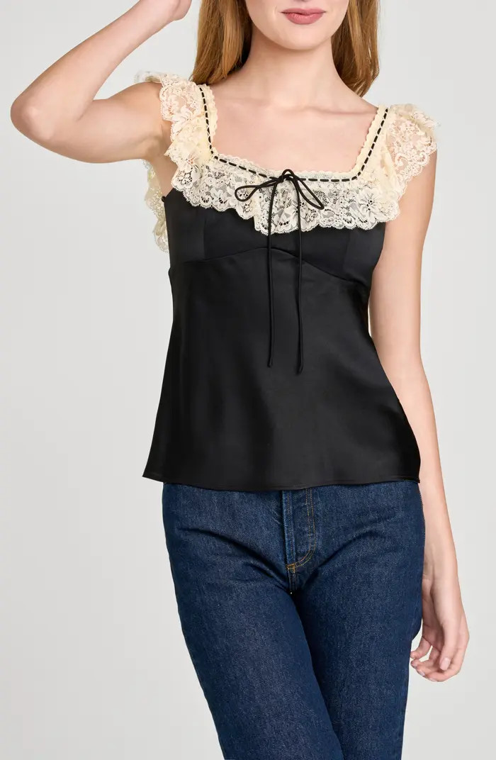 WAYF Ella Lace Trim Camisole | Nordstrom | Nordstrom