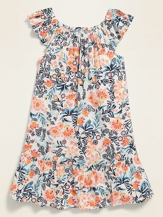 Floral-Print Tiered-Hem Dress for Toddler Girls | Old Navy (US)