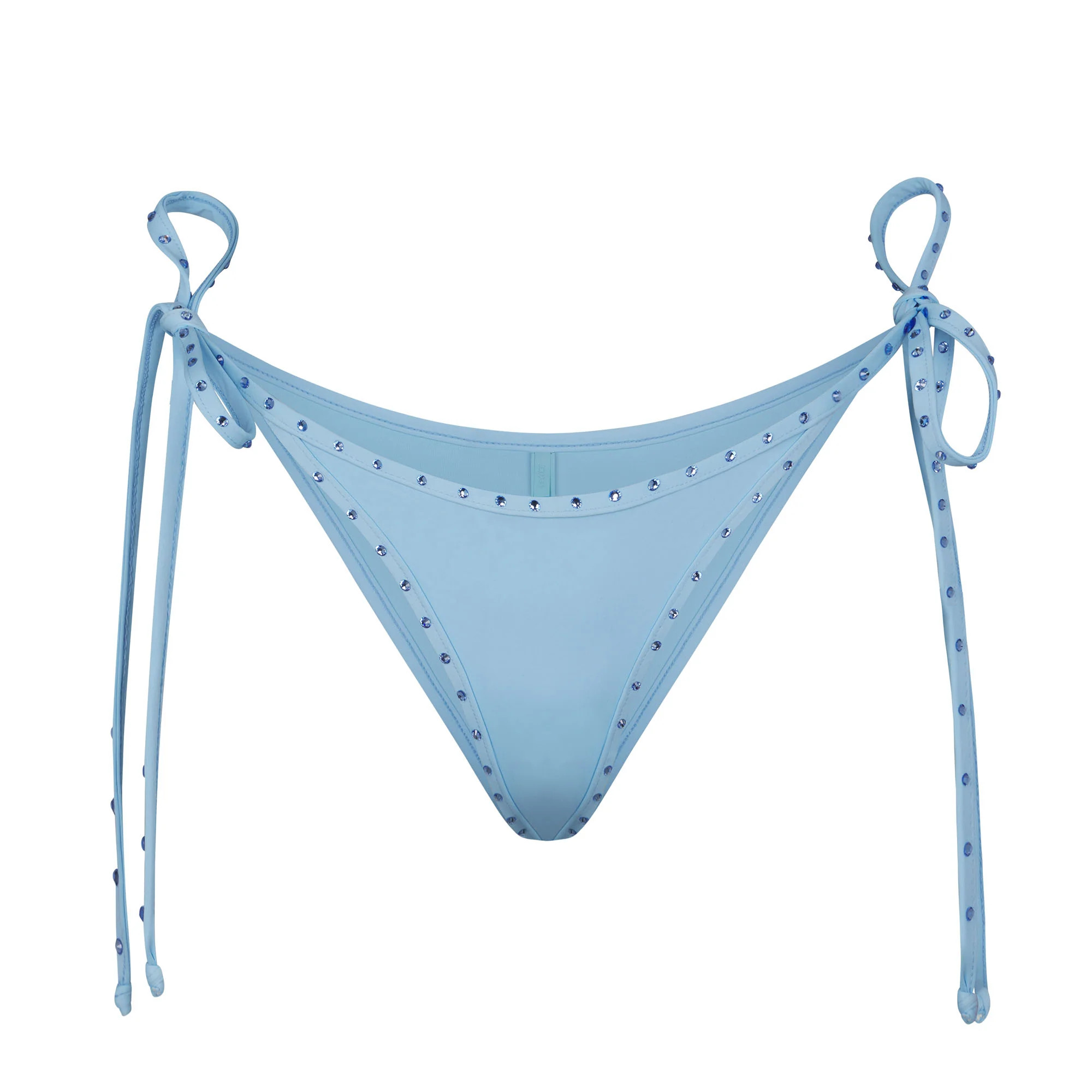 RHINESTONE TIE BIKINI BOTTOM | SKIMS (US)
