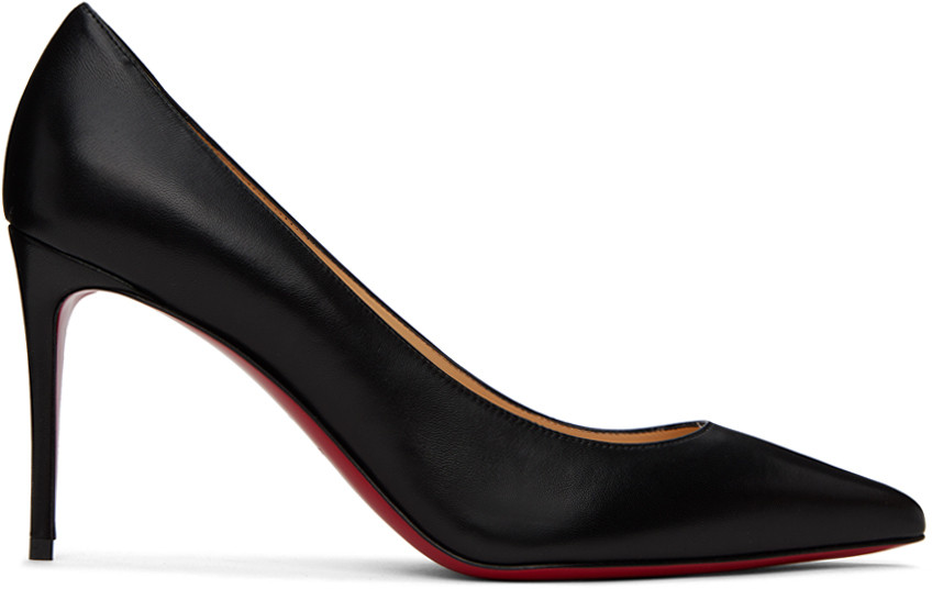 Christian Louboutin Black Kate 85 Heels | SSENSE