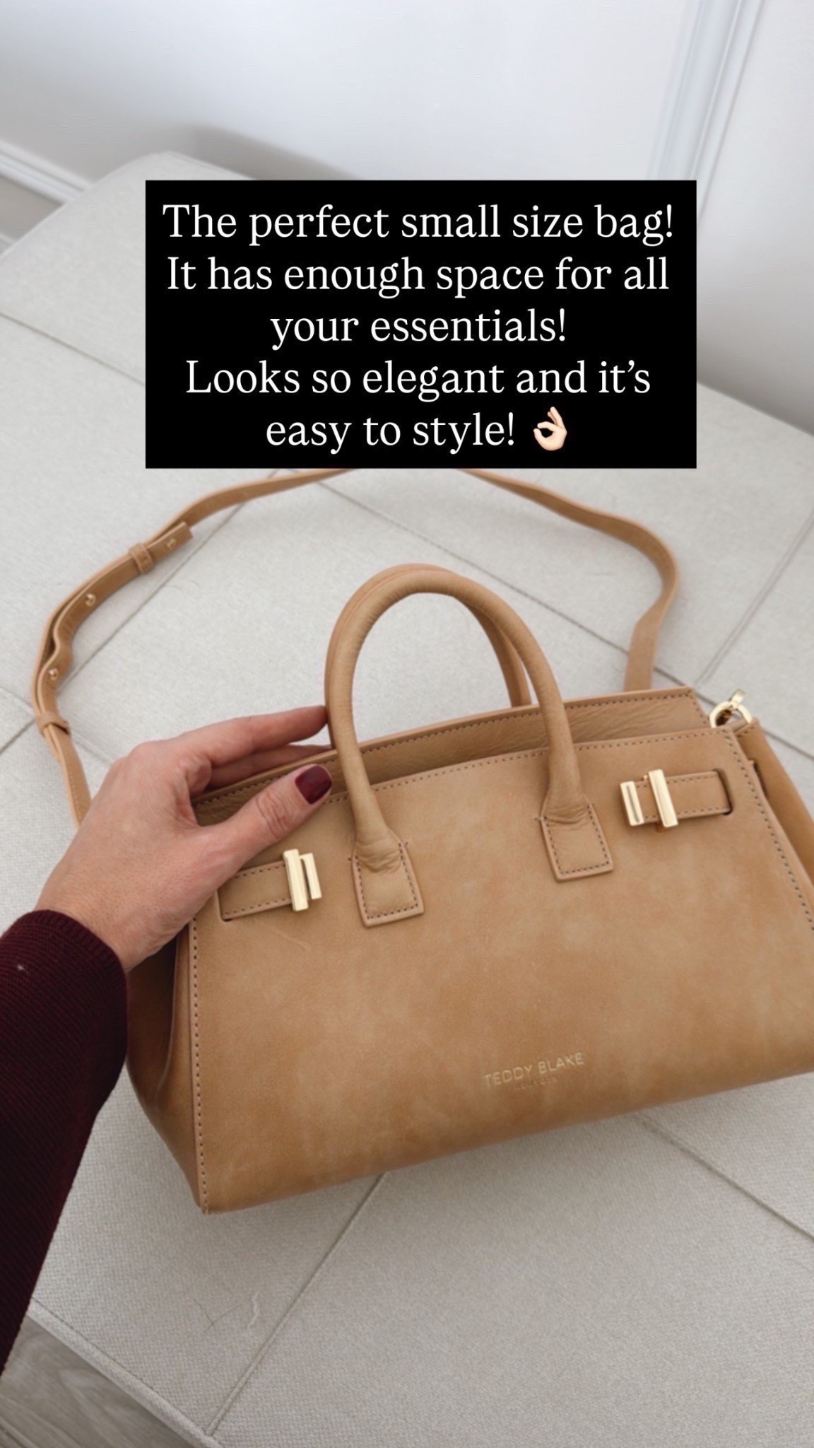 Perfect gift for her 
The perfect small size bag!
It has enough space for all your essentials!
Looks so elegant and it's easy to style! 







#LTKSeasonal #LTKU #LTKootd