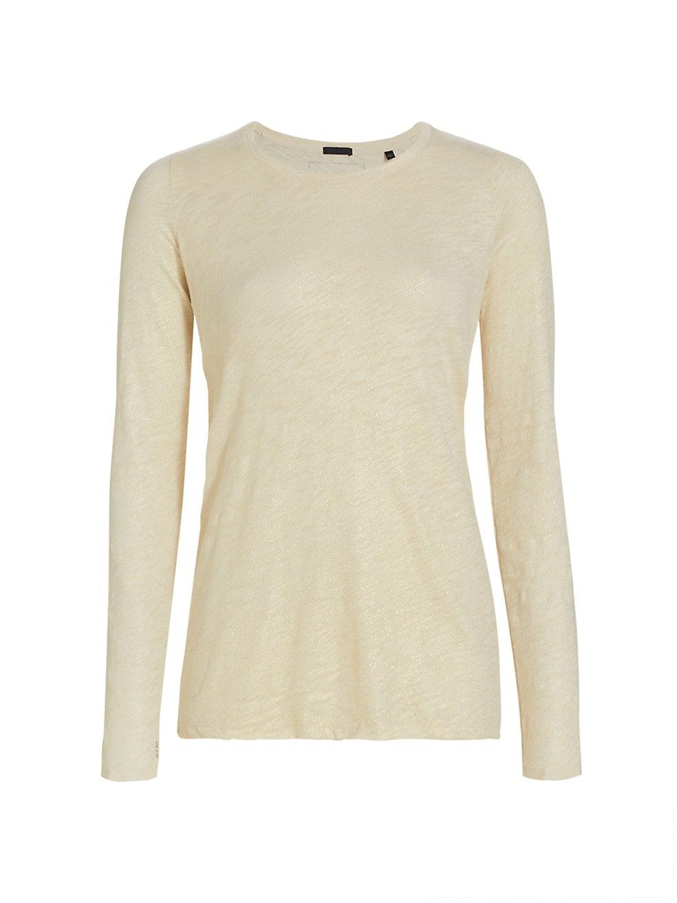 Slub-Knit Long-Sleeve T-Shirt | Saks Fifth Avenue