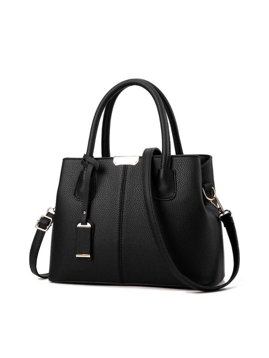 Women's Pu Leather Fashionable Minimalist Large Capacity Crossbody & Handbag Tote Bag | SHEIN