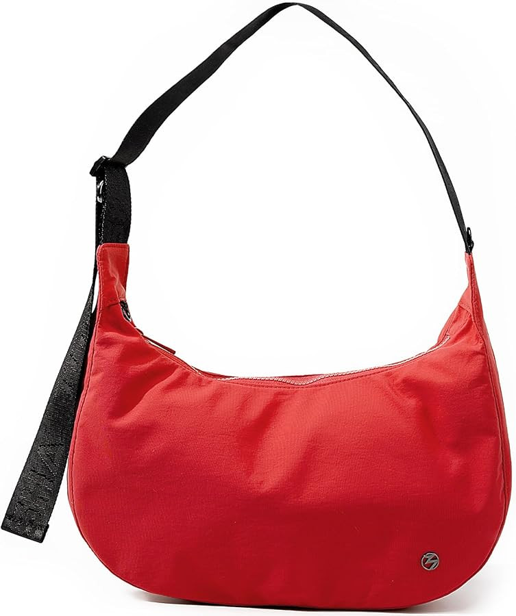 Titosha Medium Nylon Crescent Crossbody Bag for Women with Extended Adjustable Shoulder strap | Amazon (US)