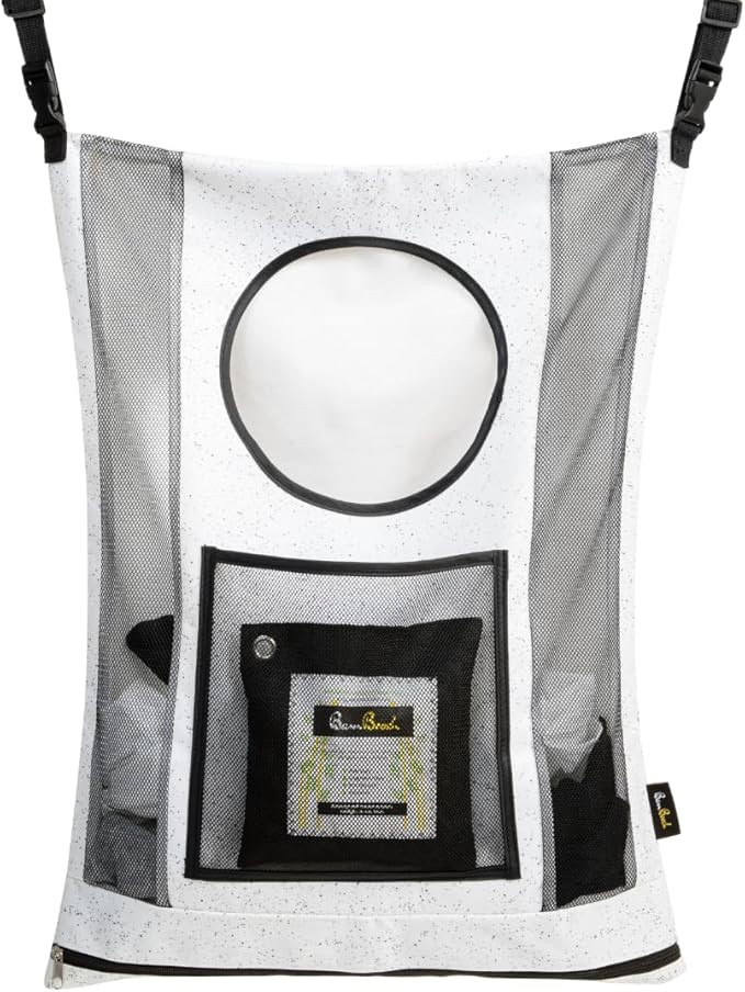 AIR PURIFYING & ODOR ELIMINATING Small Hamper for Specialty Loads - Hanging Laundry Hamper Bag - ... | Amazon (US)