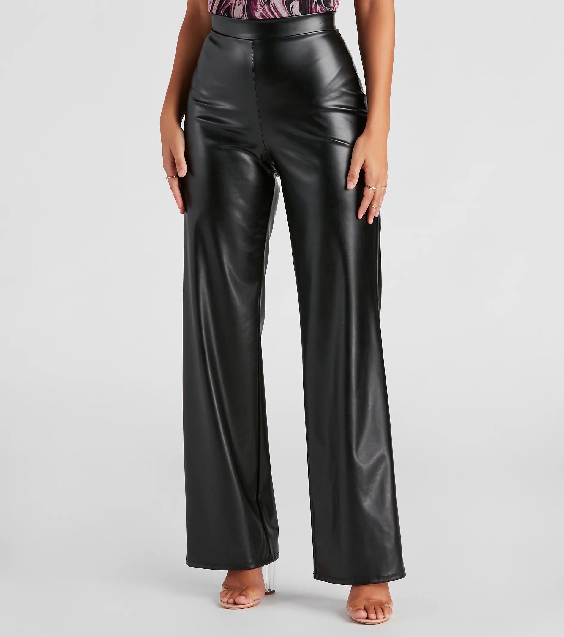 Totally Fab Faux Leather Pants | Windsor Stores