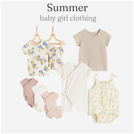 Summer baby girl clothing that won’t break the bank. 

#LTKbaby #LTKkids #LTKFind
