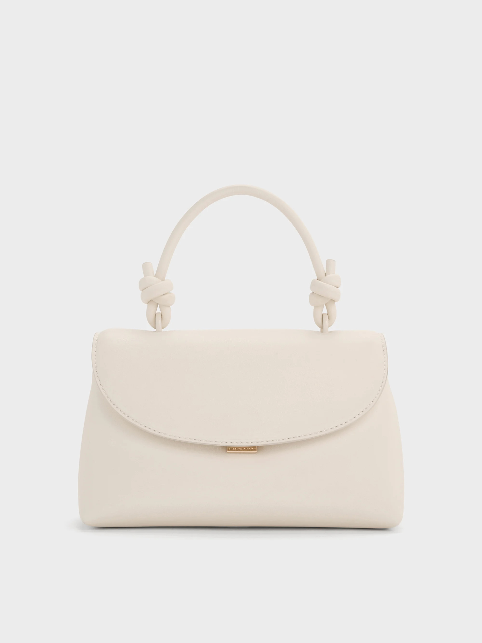 Sammie Knotted-Handle Two-Way Backpack
    
         - Cream | Charles & Keith US
