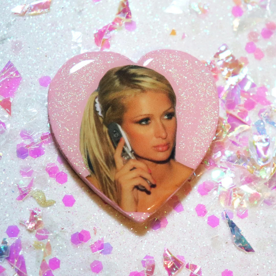 Y2K PARIS HILTON: Pin or Magnet - Etsy | Etsy (US)