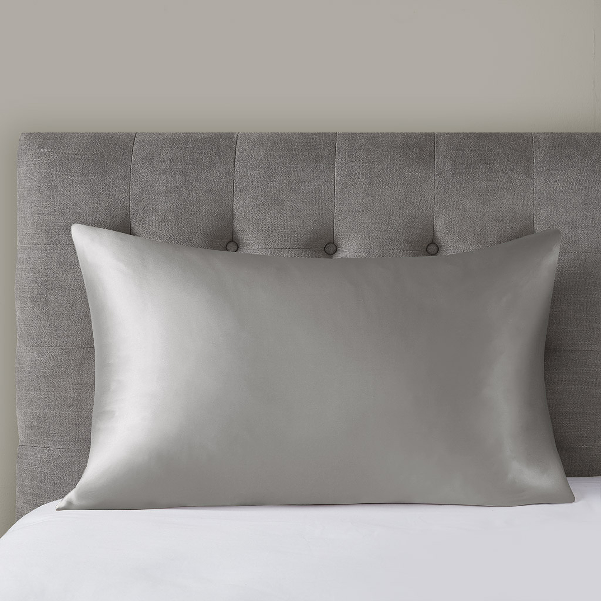 Mulberry Silk Pillowcase In Grey MP21-7477 | 1stopbedrooms