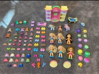 Fisher Price Snap n’ Style 96 Piece Lot Of Clothes Dolls, Furniture, Etc.. | eBay US