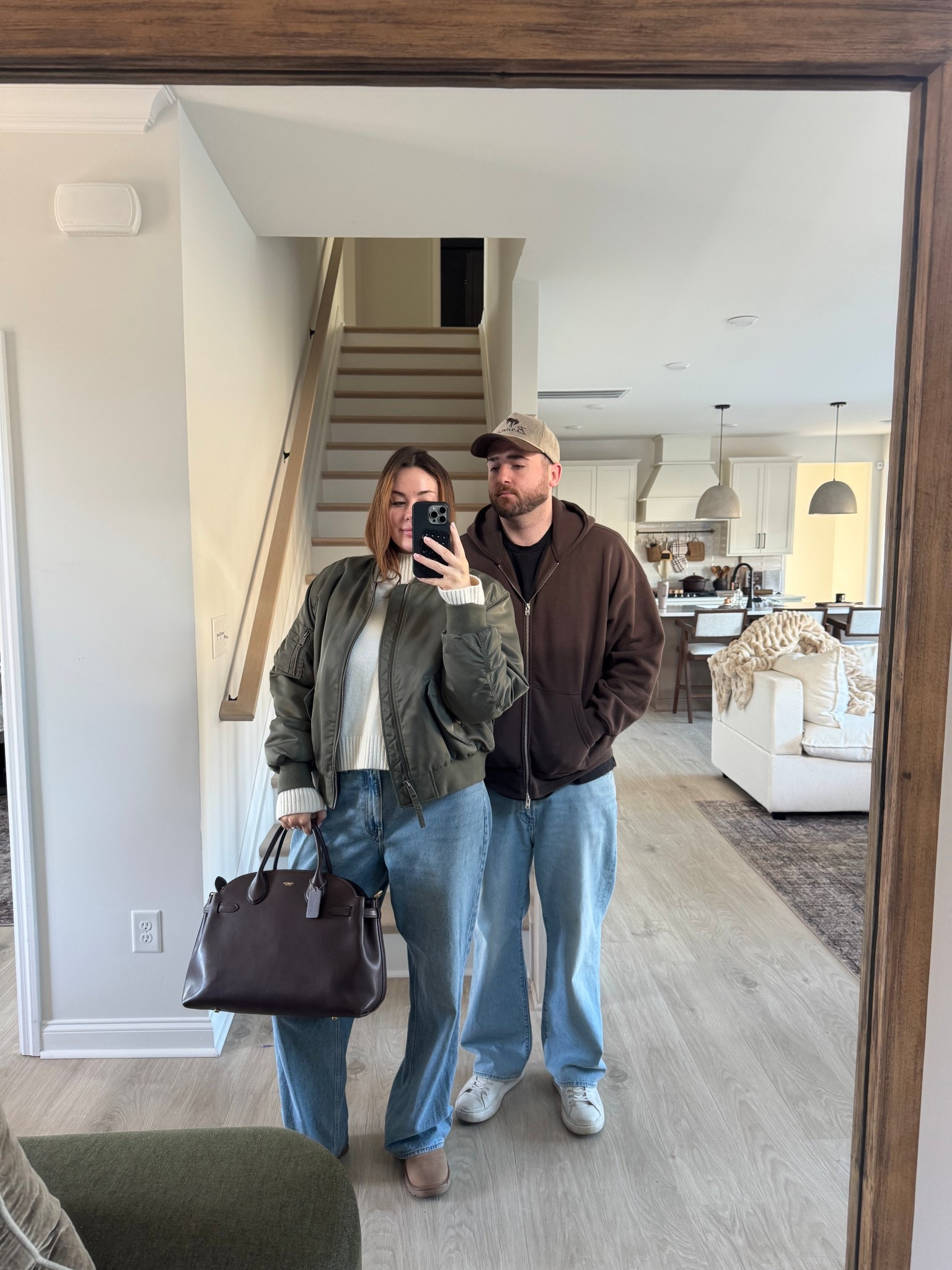 Abercrombie denim sale! I wear a 32 long for a baggy fit and Kyle is in 36 x 30! 