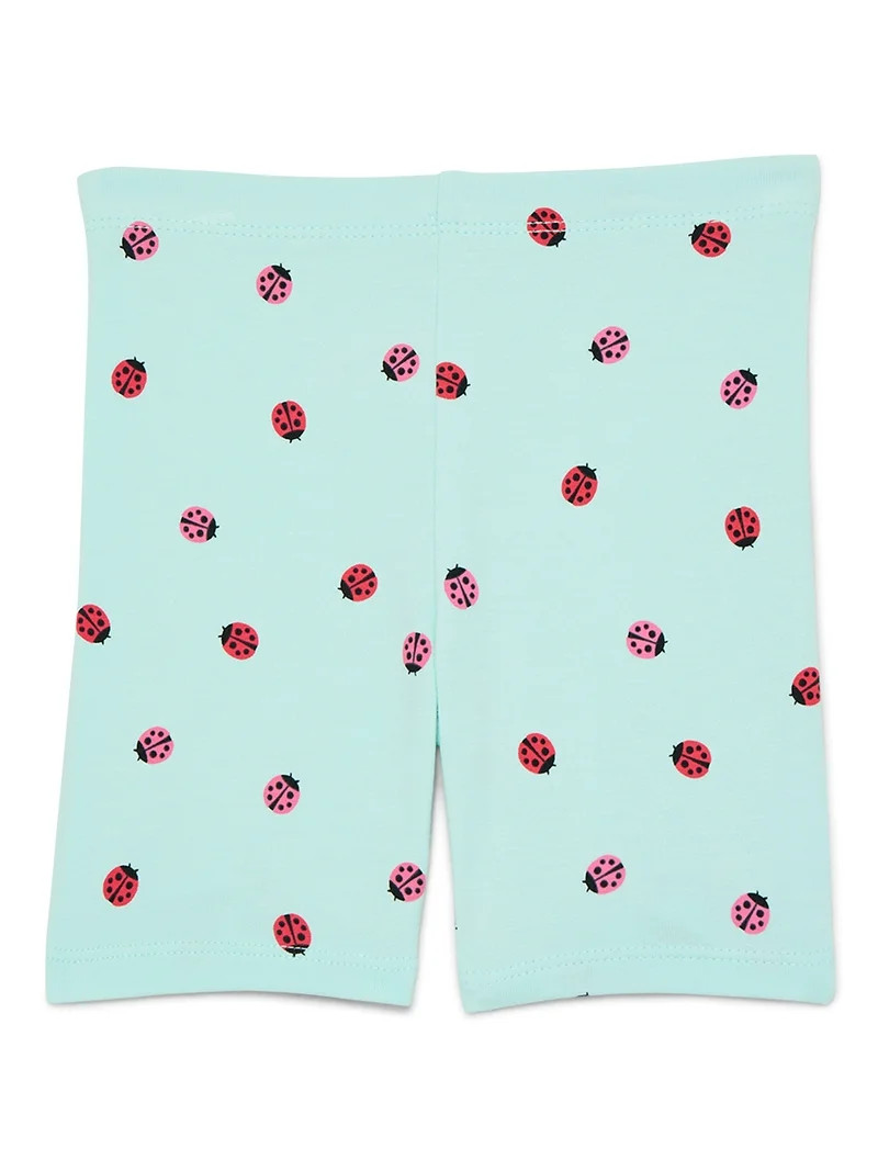 Wonder Nation Toddler Girls Bike Shorts, Sizes 18M-5T | Walmart (US)