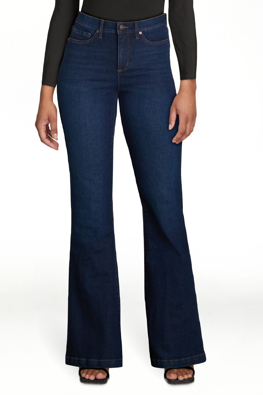 Sofia by Sofia Vergara Women's and Women's Plus Melisa Flare High Rise Jeans, 30.5", 32.5" and 34... | Walmart (US)