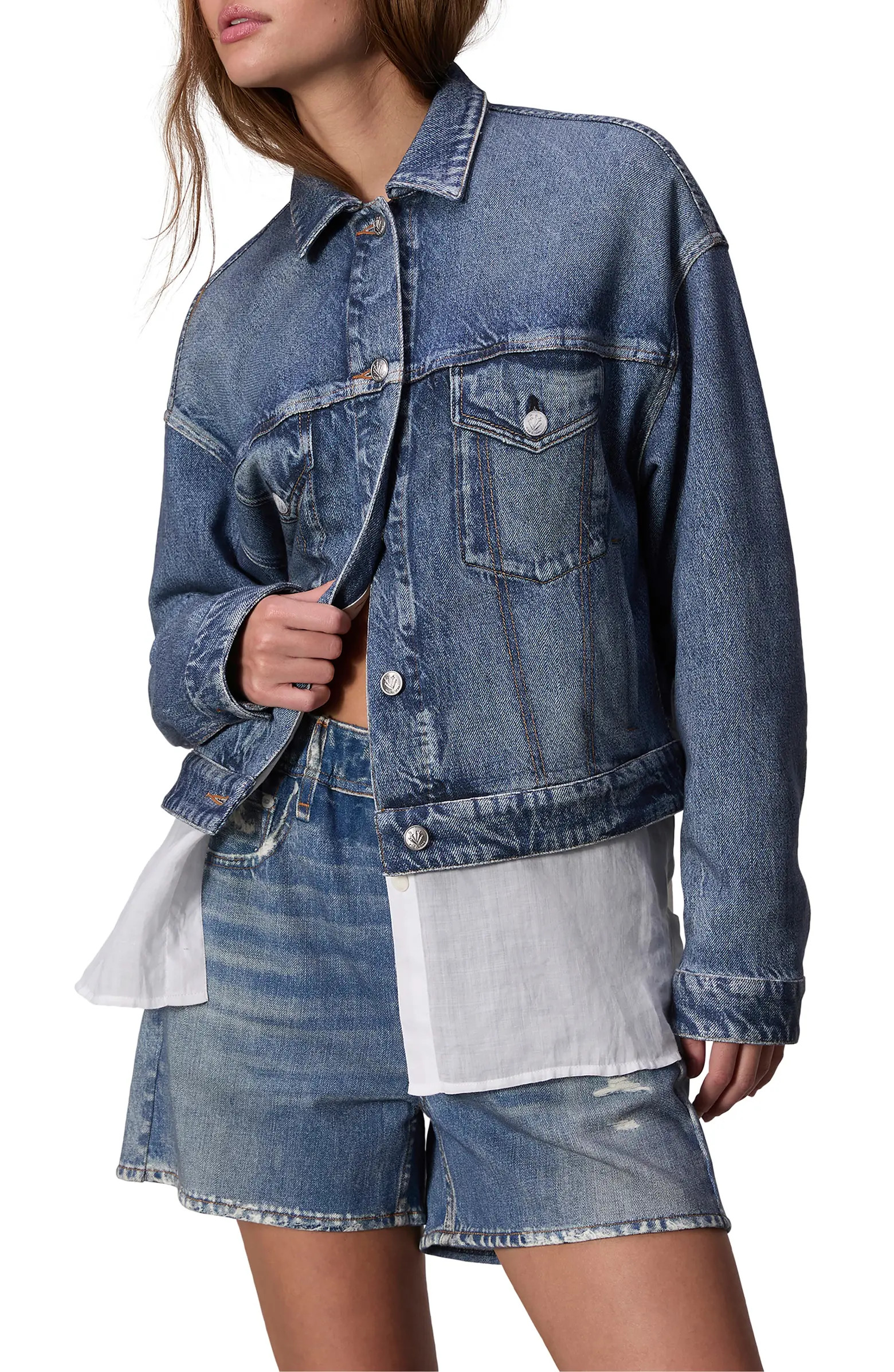 Miramar Cotton Terry Trucker Jacket | Nordstrom