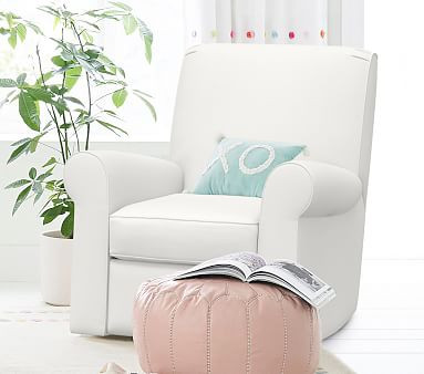 Small Charleston Swivel Glider & Recliner | Pottery Barn Kids