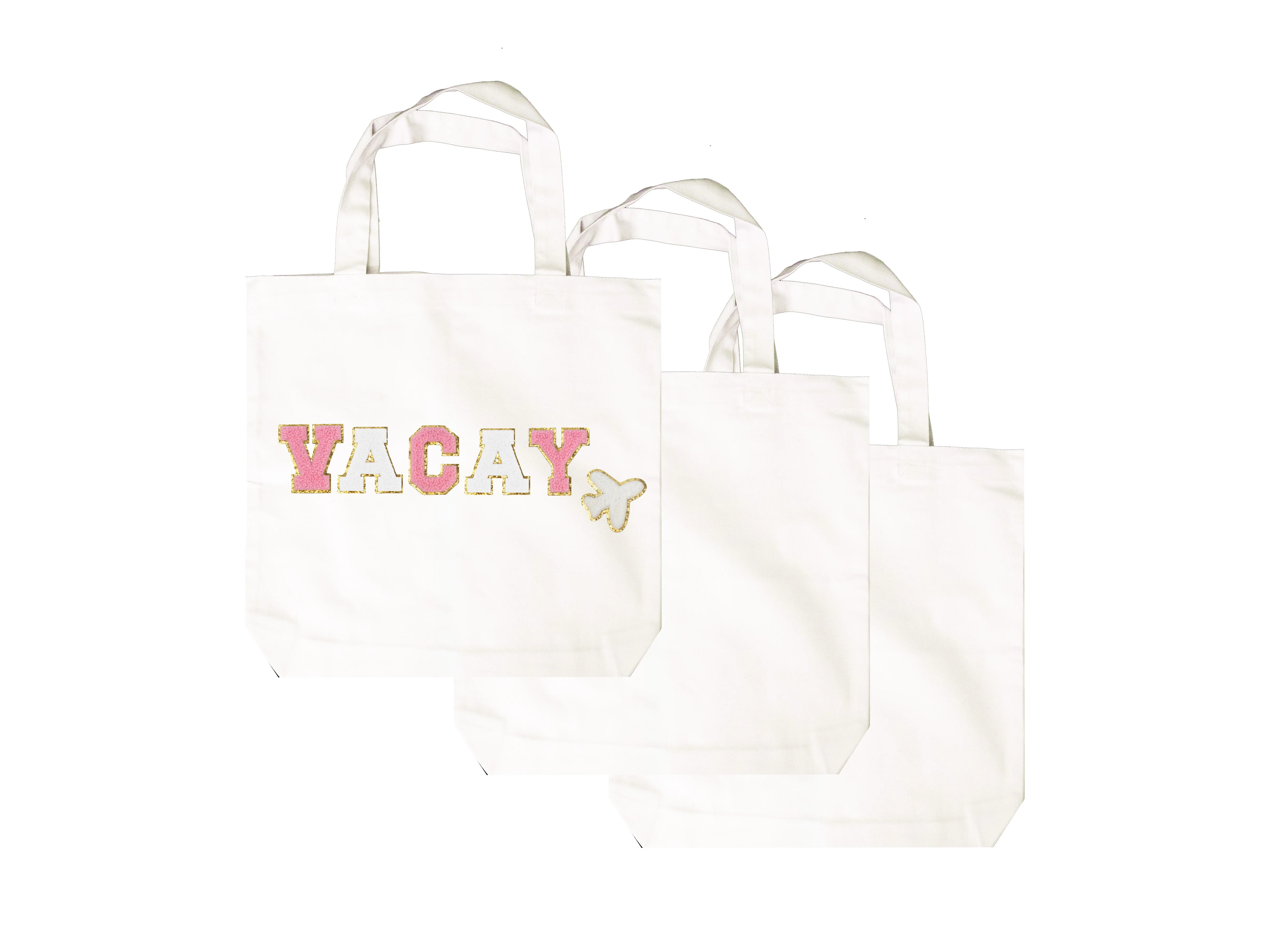 Hello Hobby, Large White Canvas Open Tote Bag with Straps, 13.5” x 13.5” x 3.5”, 3 pack | Walmart (US)