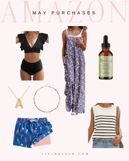 Amazon fashion | Amazon beauty | Amazon favorites | Amazon purchases | Swimsuit | Summer outfits | Jumpsuit | Hair oil | Beauty products | Hair growth | Summer jewelry

#LTKSwim #LTKKids #LTKFindsUnder50