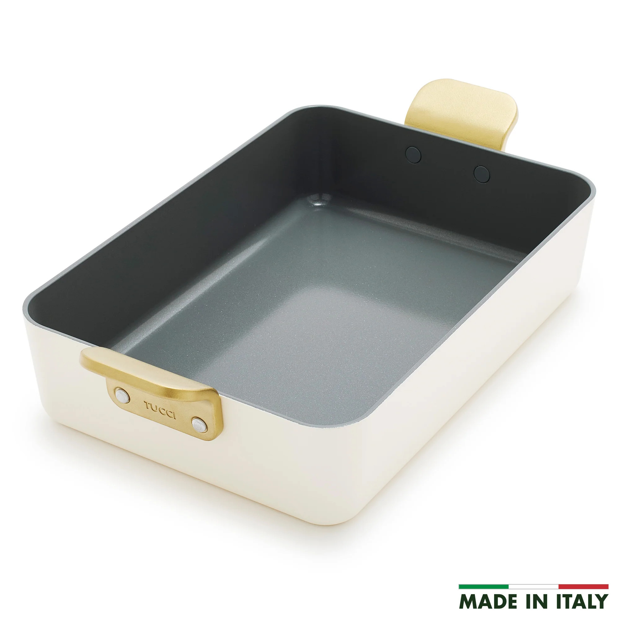 Stanley Tucci™ Ceramic Nonstick Lasagna Pan | Carrara White | GreenPan