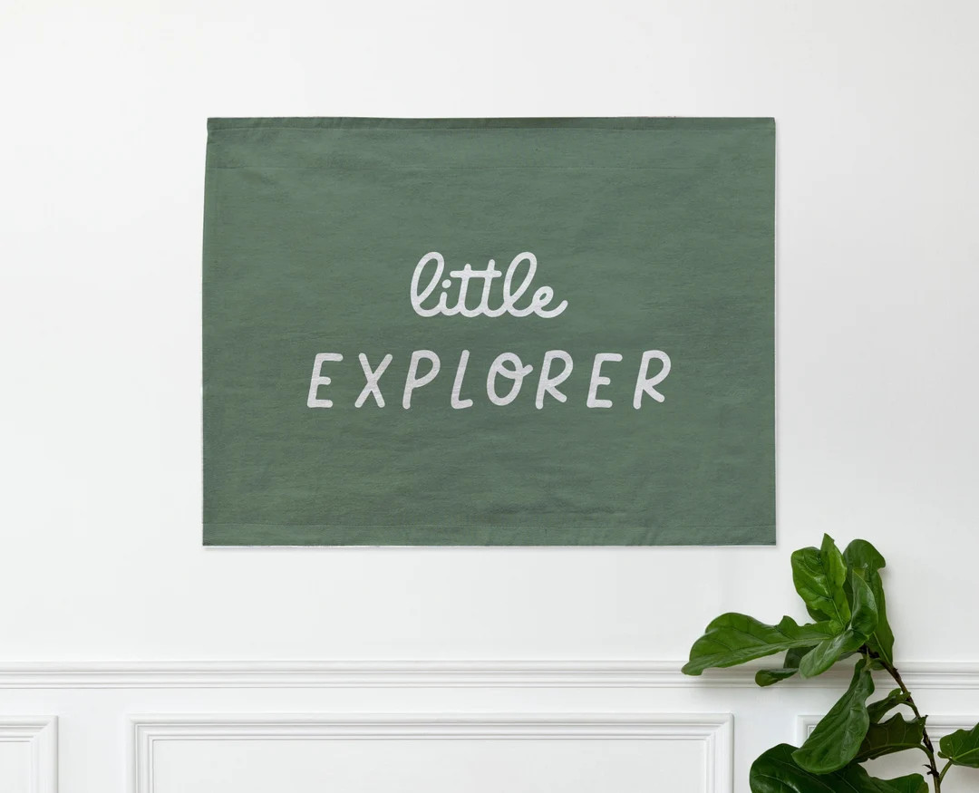 Little Explorer Tapestry, Woven Wall Hanging for Nursery, Kids Playroom or Bedroom Decor, Boho Ba... | Etsy (US)