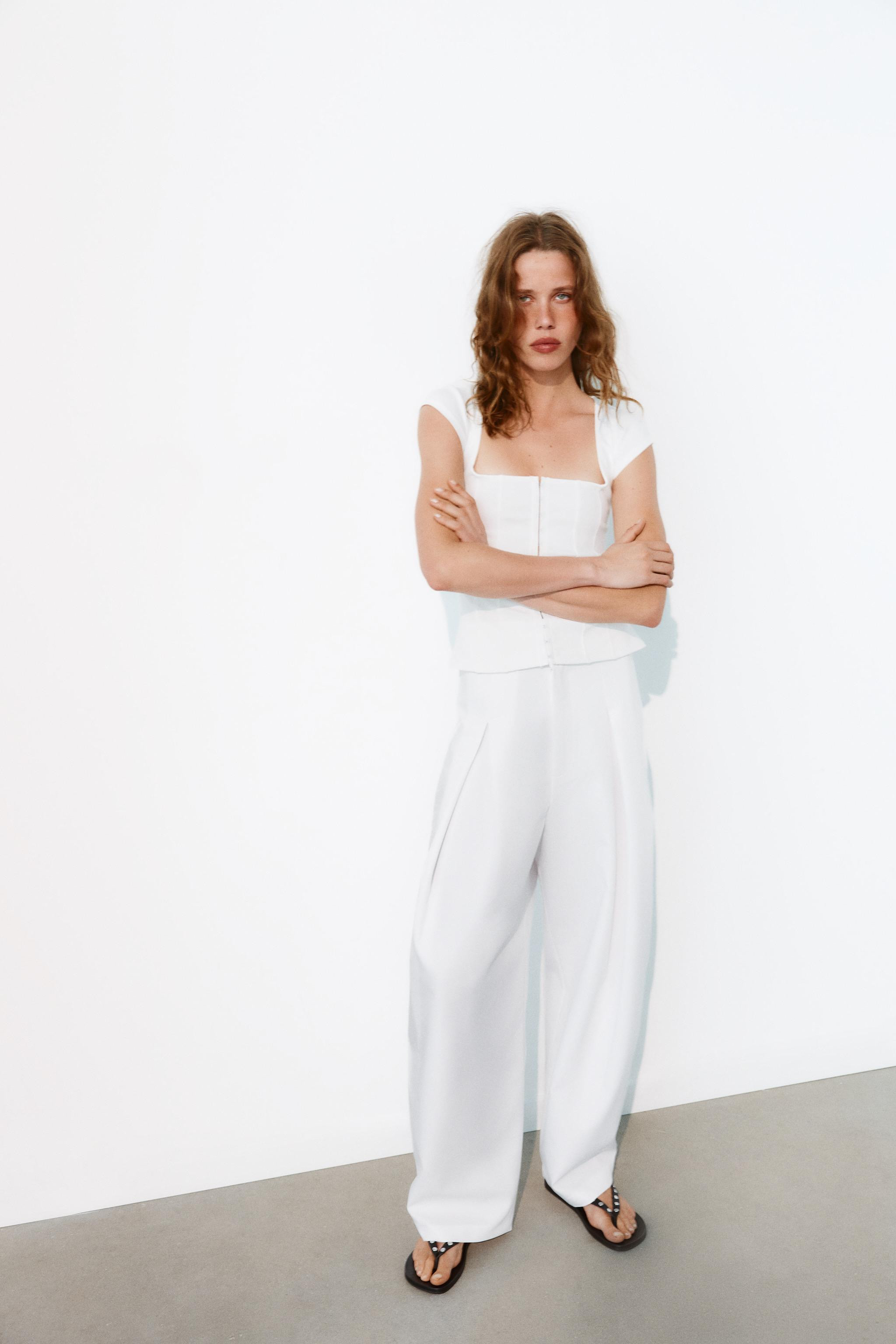 PLEATED BALLOON PANTS | Zara US