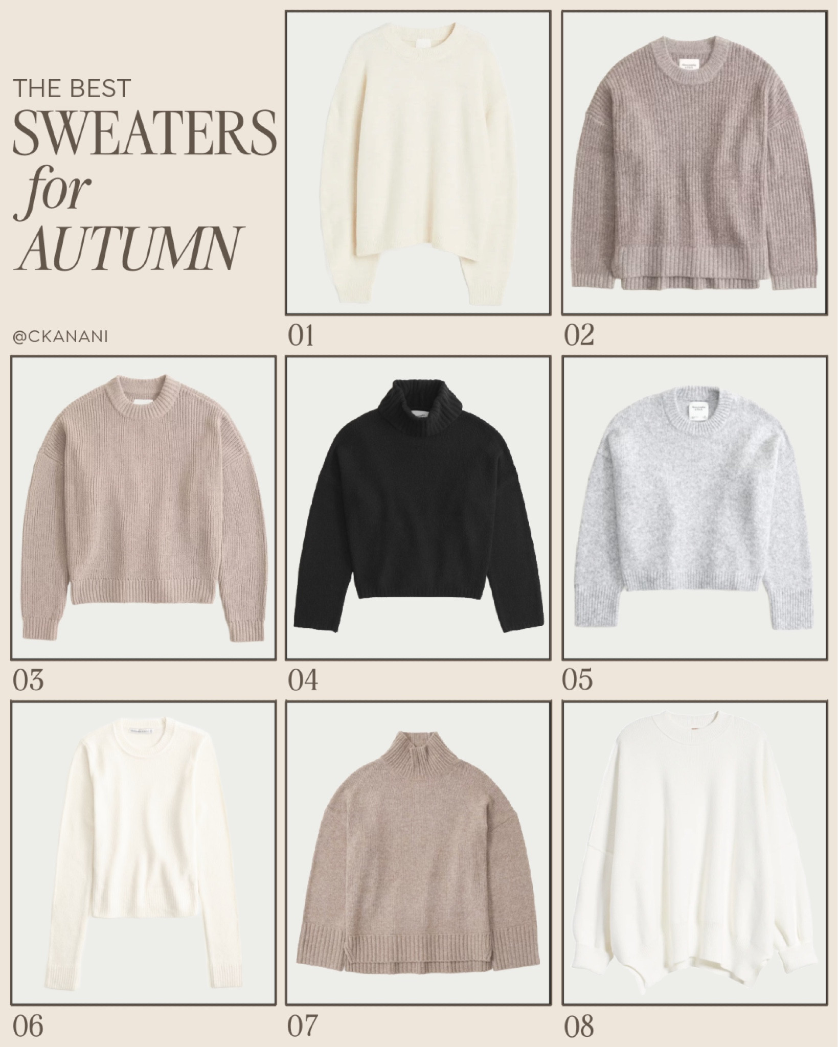 Fall fashion
Fall jacket
Wool sweater
White sweater
Cream sweater
Gray sweater
Black sweater
Beige sweater
Brown sweater
Camel sweater
Neutral outfit
Neutral fashion
Taupe sweater
Ivory sweater



#LTKHoliday #LTKstyletip #LTKtravel