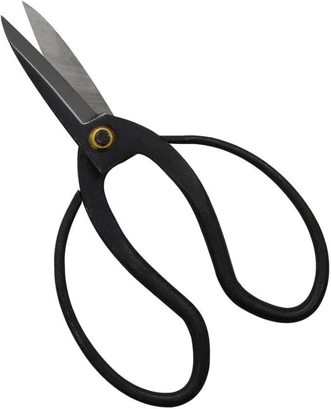 AssemHome Sharp Bonsai Scissors Indoor Gardening Tools Pruning Shears Springsteels Black 8 Inch f... | Amazon (US)