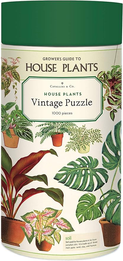 Cavallini Papers & Co. House Plants 1,000 Piece Puzzle, Multi | Amazon (US)