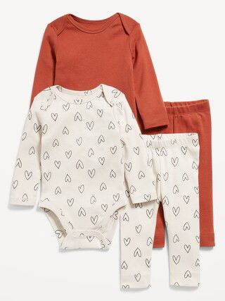 Bodysuit and Leggings 4-Pack for Baby | Old Navy (US)