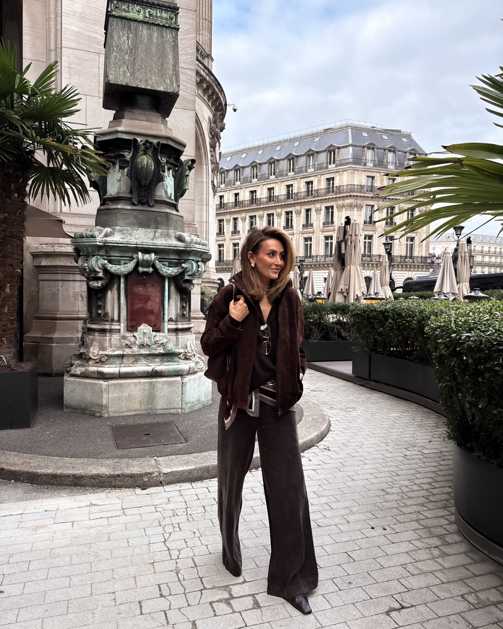 What I wore in Paris this fall - satin pants and polo cashmere sweater. Silk scarf, khaite booties 

#LTKSeasonal #LTKSaleAlert #LTKootd