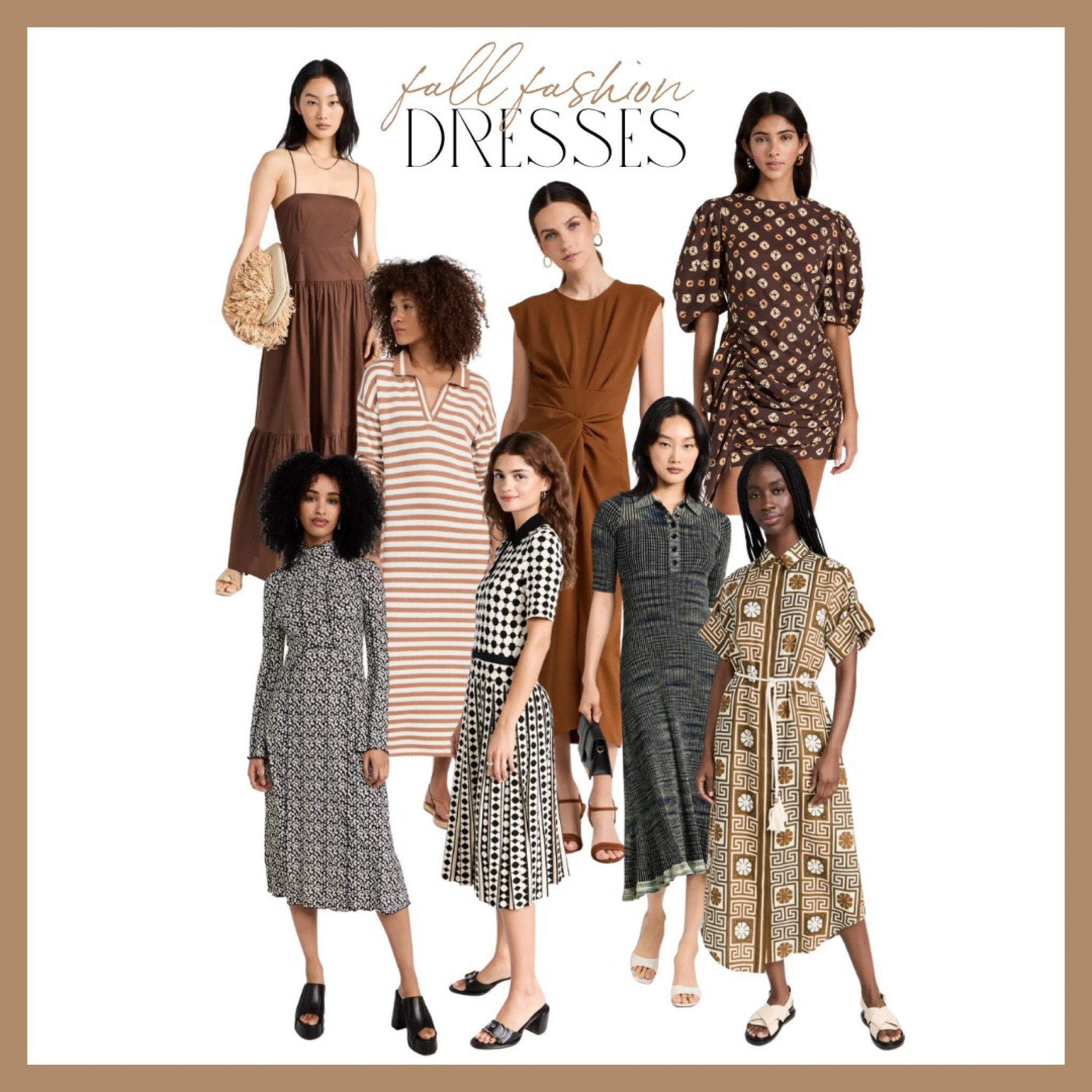 Fall Fashion // Dress Edit 

@Shopbop is rolling out the hottest items for Fall! I am loving this color story — predicting lots of earth tones and cocoa. Dresses from Staud, Rhode, Sea, and more! 



#LTKstyletip #LTKworkwear #LTKSeasonal