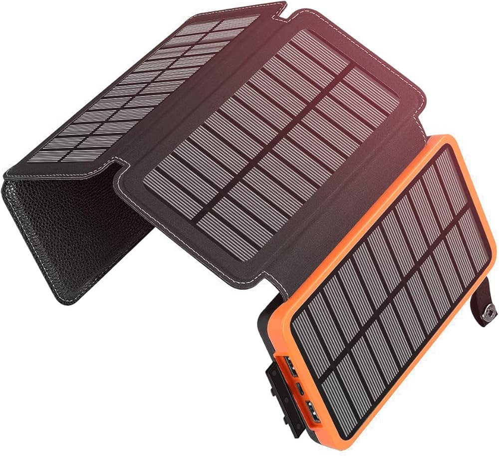 Solar Power Bank Charger 25000mAh-22.5W Solar Phone Charger 3A Fast Charge PD QC4.0 Battery Pack ... | Amazon (US)